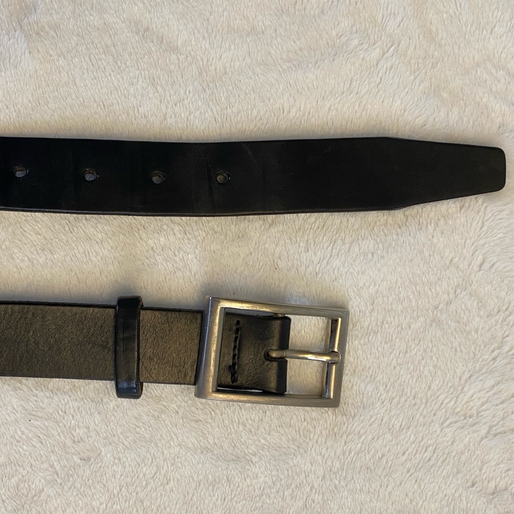 Black Eddie Bauer Leather Belt